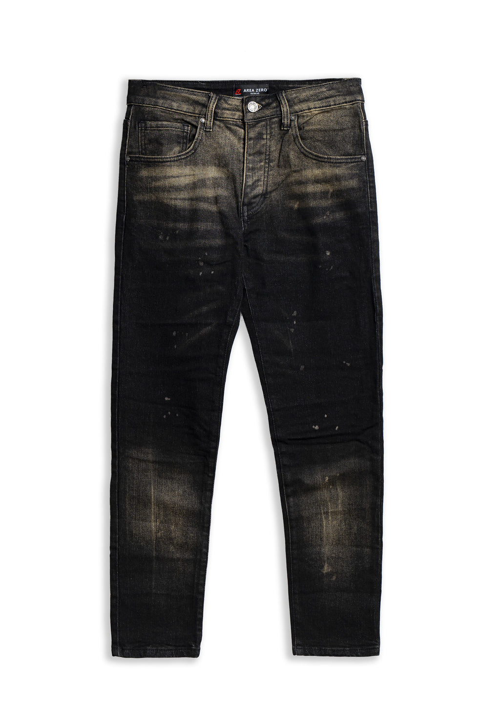 PANTALON VAQUERO NEGRO GASTADO RUSTED PAINTED PANT