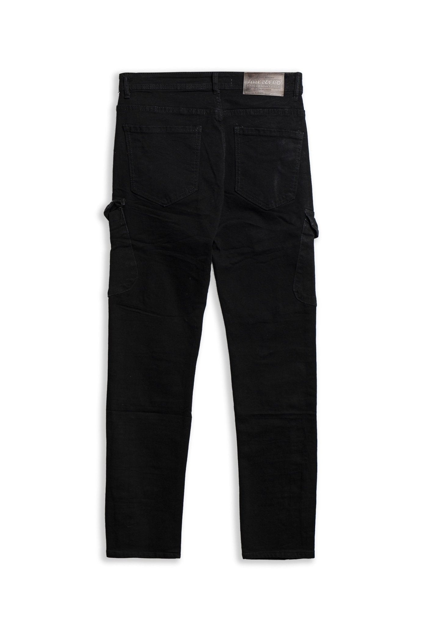 PANTALON VAQUERO NEGRO SIDE POCKETS STRAIGHT PANT - AREA ZERO