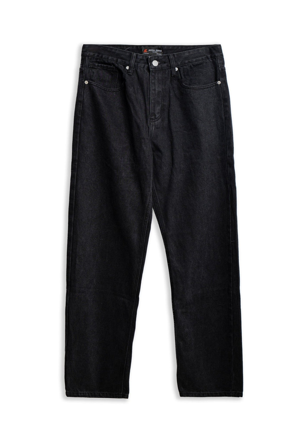 PANTALON VAQUERO NEGRO WIDE LEG SIMPLE PANT - AREA ZERO