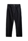 PANTALON VAQUERO NEGRO WIDE LEG SIMPLE PANT