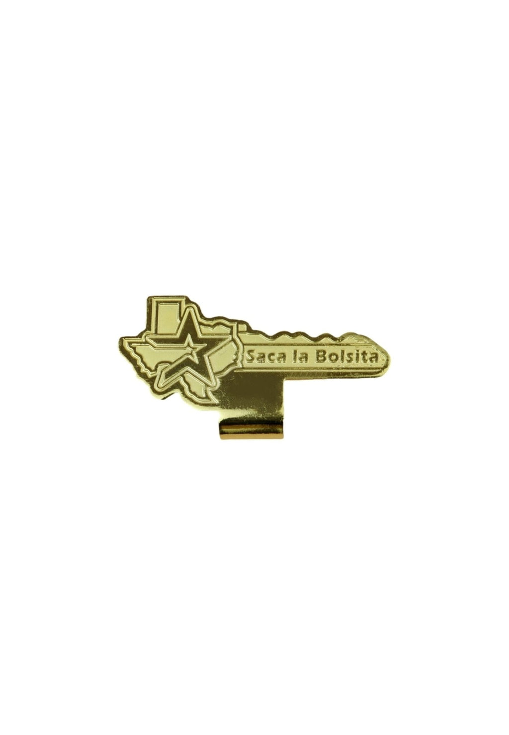 PIN CAP CLIP DORADO STAR KEY - AREA ZERO