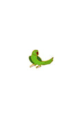 PIN GREEN PARROT