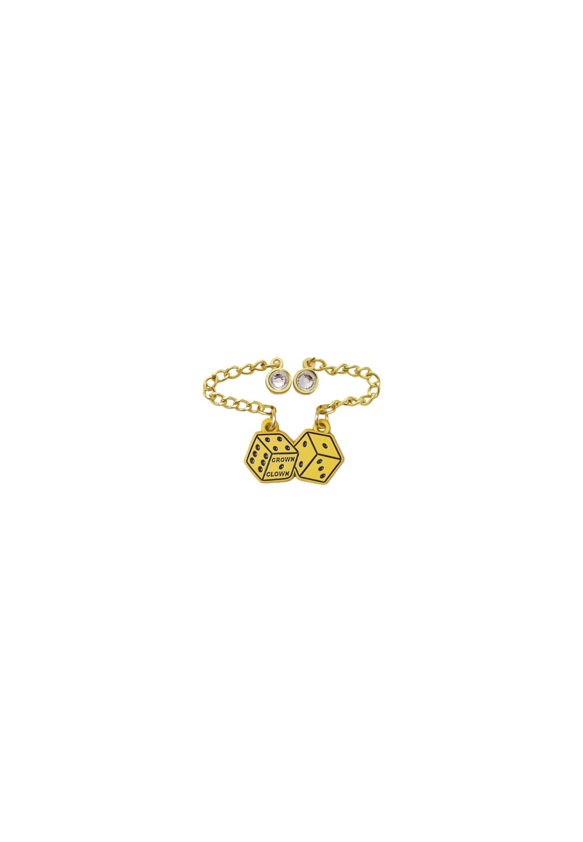 PIN YELLOW GAME DICES CHAINS
