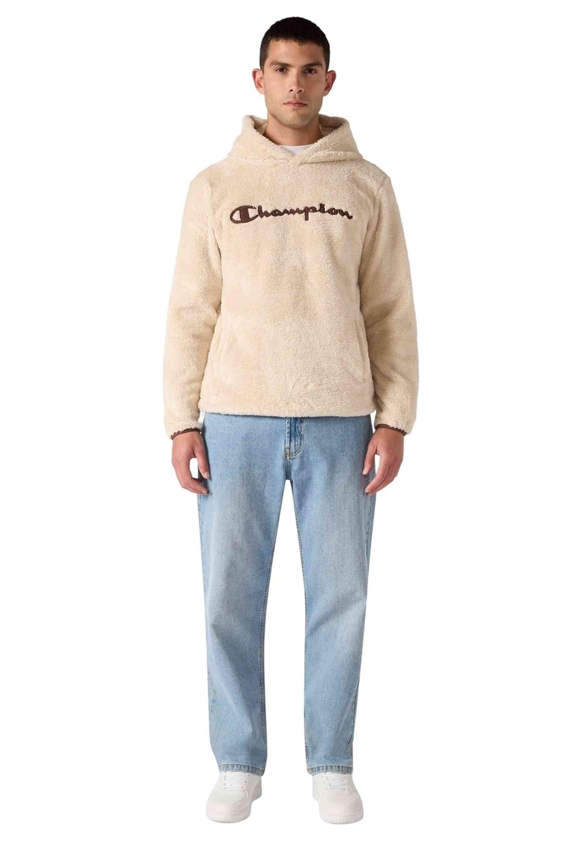 POLAR CHAMPION EMBROIDERED LOGO HOODED SHERPA