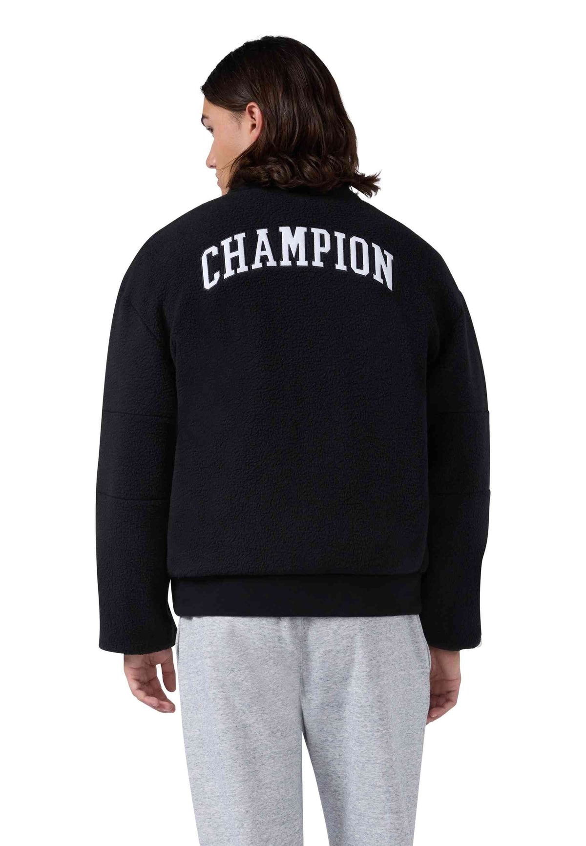 POLAR CHAMPION NEGRO FULL ZIP POLAR JACKET