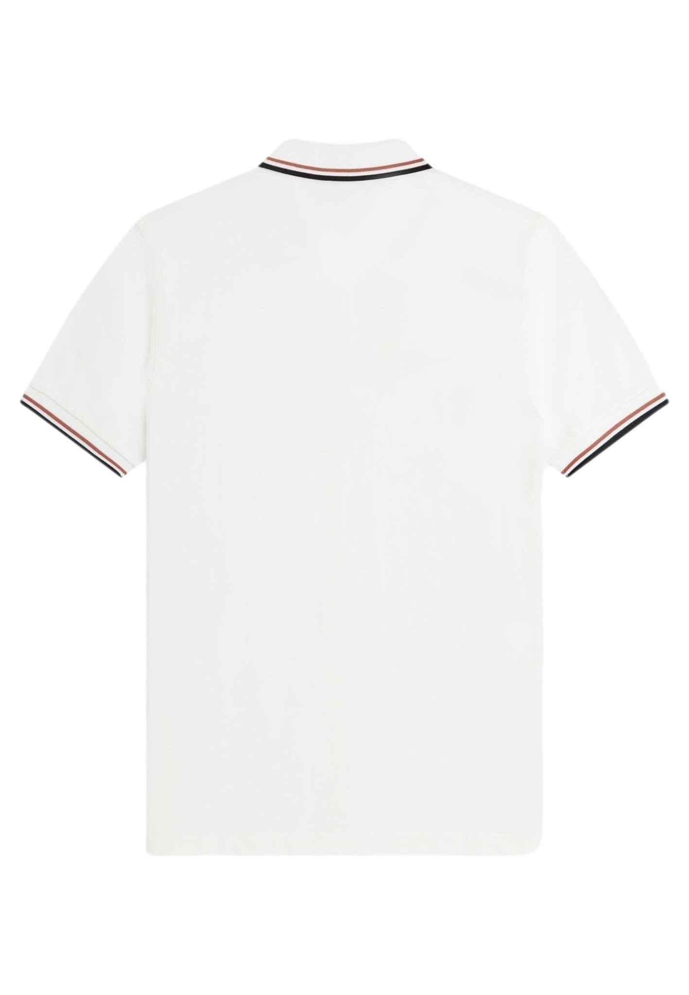 POLO FRED PERRY BLANCO T60 TWIN TIPPED SHIRT - AREA ZERO