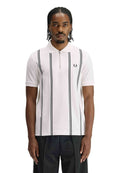 POLO FRED PERRY BLANCO VERTICAL STRIPE POLO SHIRT