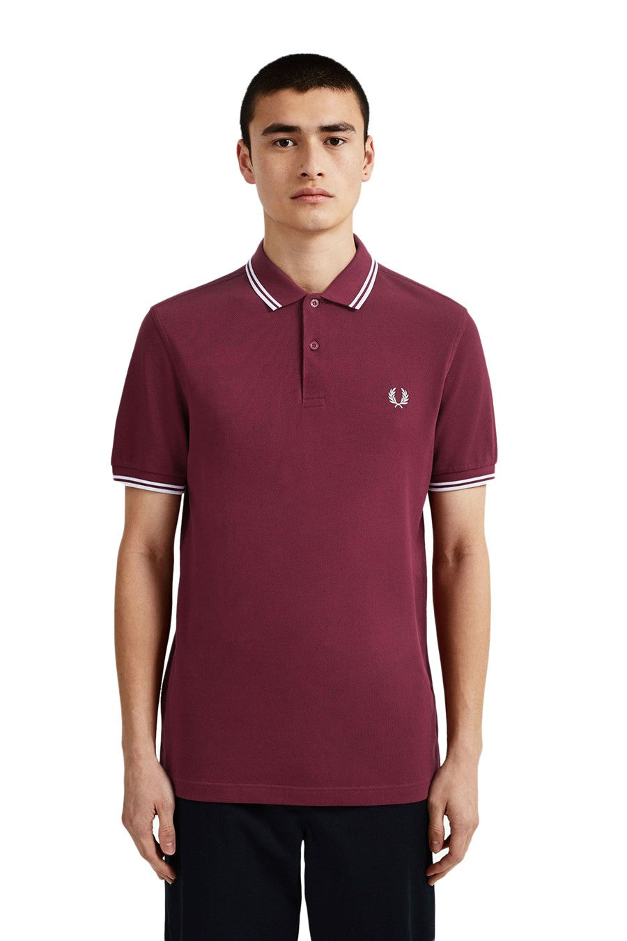 Polo fred perry rojo on sale