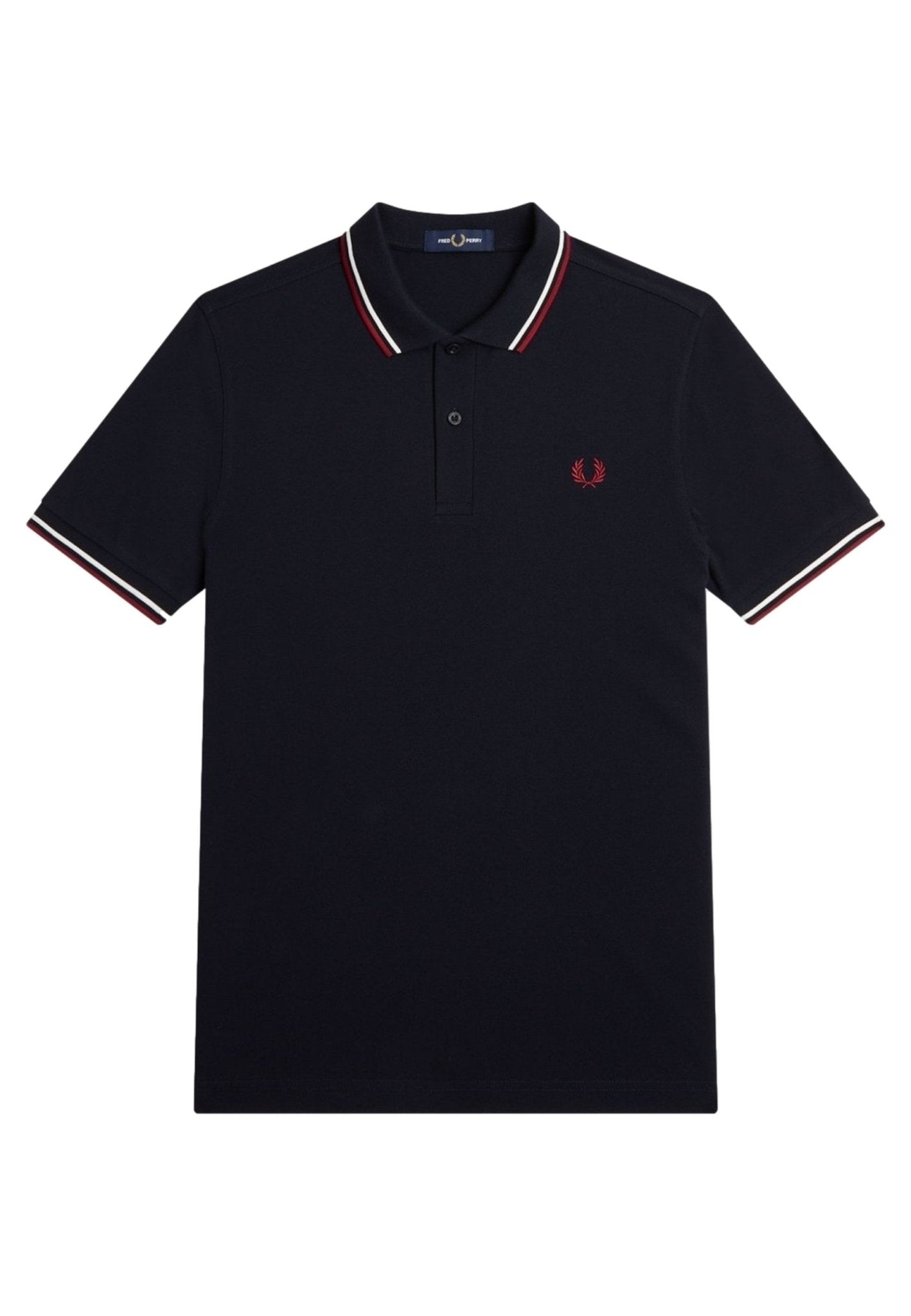 POLO FRED PERRY MARINO TWIN TIPPED SHIRT T55 - AREA ZERO