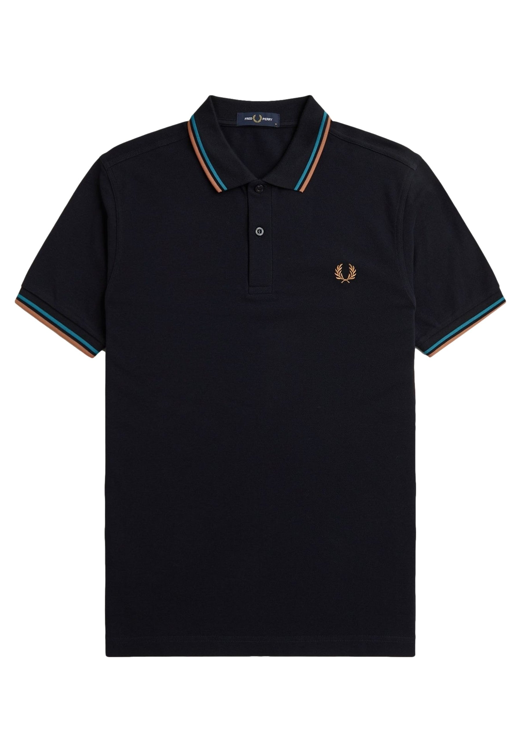 POLO FRED PERRY MARINO V03 TWIN TIPPED SHIRT