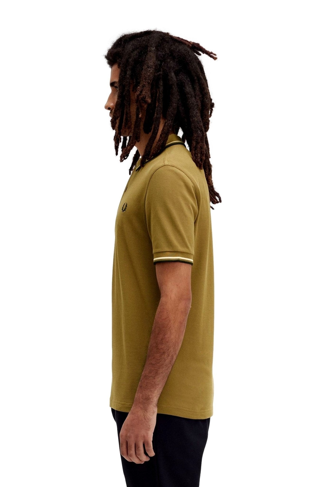 POLO FRED PERRY TOSTADO W60 TWIN TIPPED SHIRT - AREA ZERO