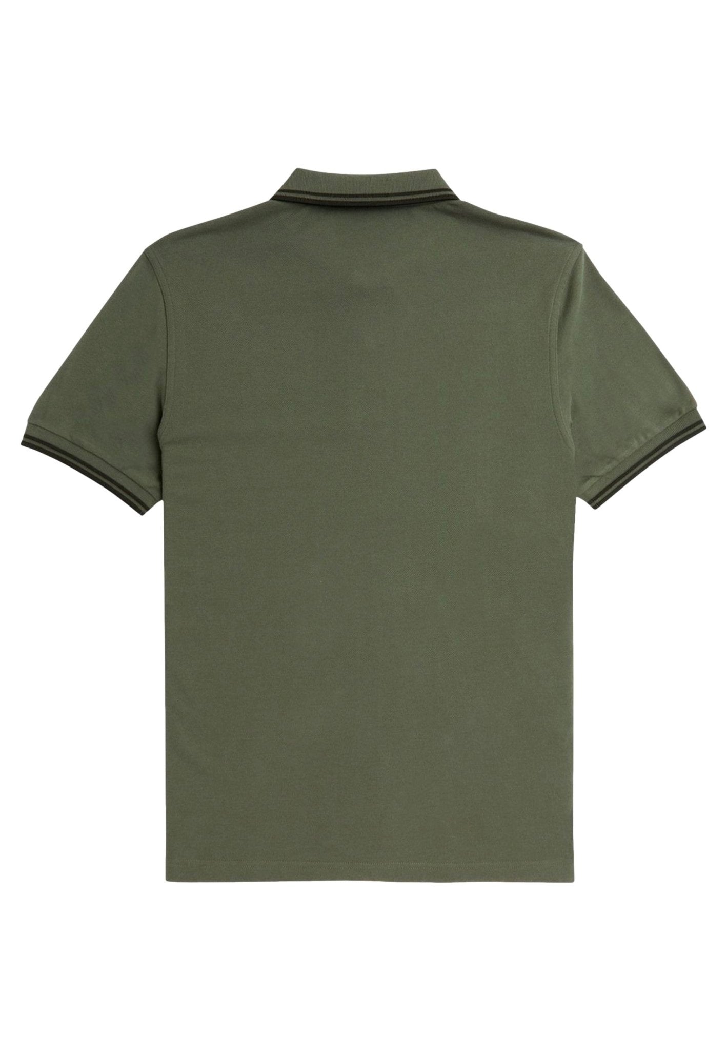 POLO FRED PERRY VERDE TWIN TIPPED SHIRT - AREA ZERO