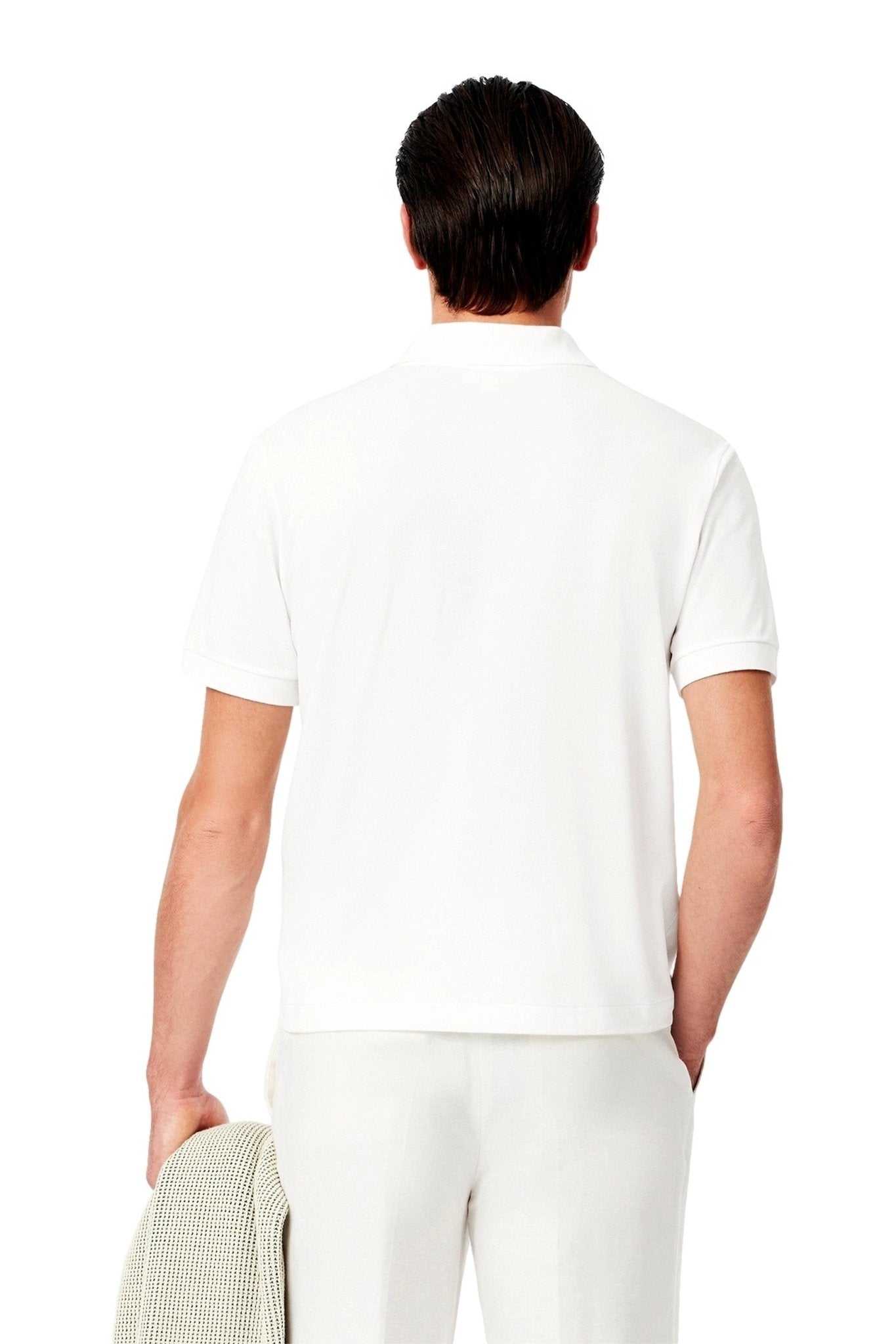 POLO LACOSTE BLANCO CLASSIC FIT SHIRT - AREA ZERO