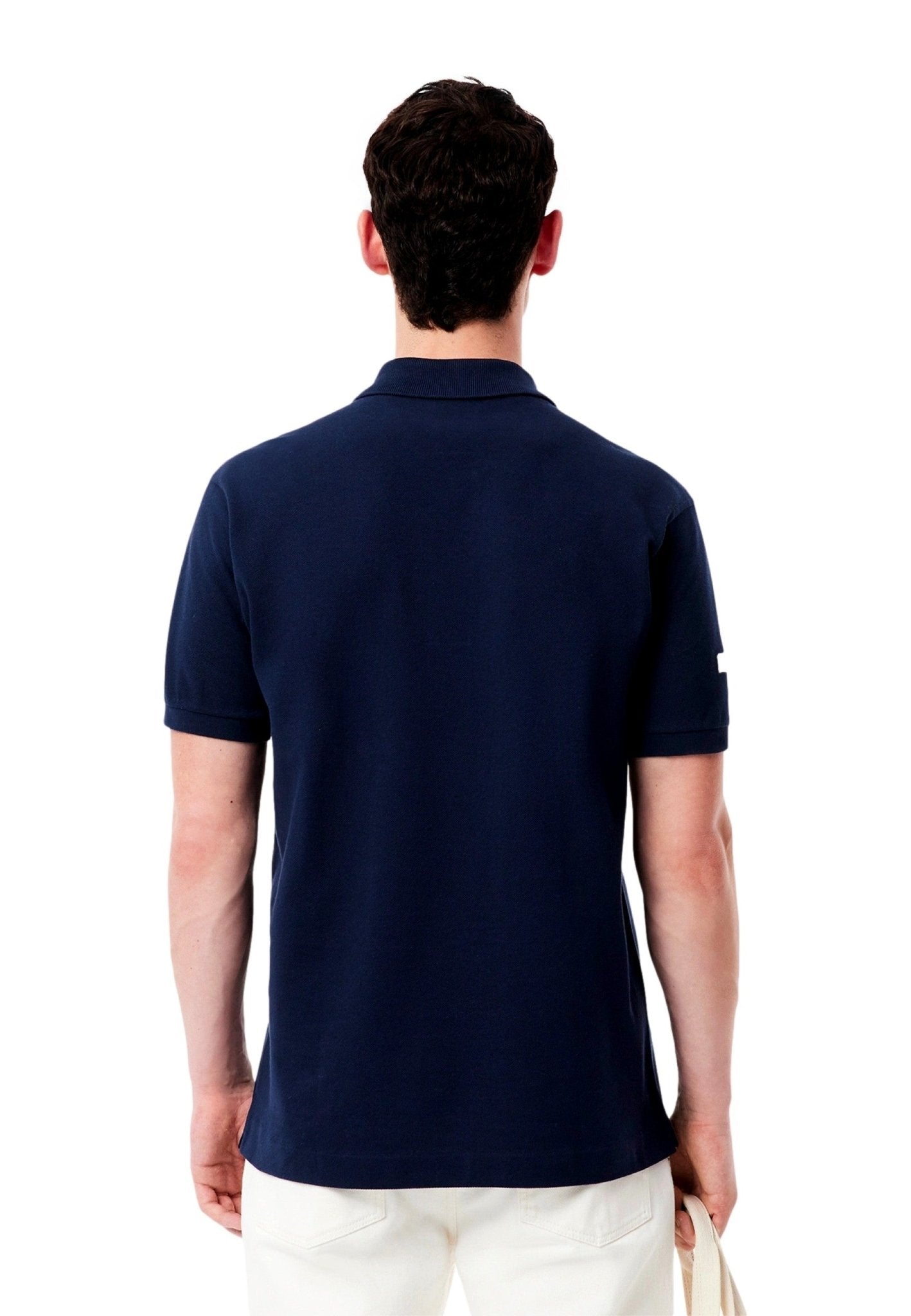 POLO LACOSTE MARINO MESH BAND CLASSIC FIT SHIRT - AREA ZERO