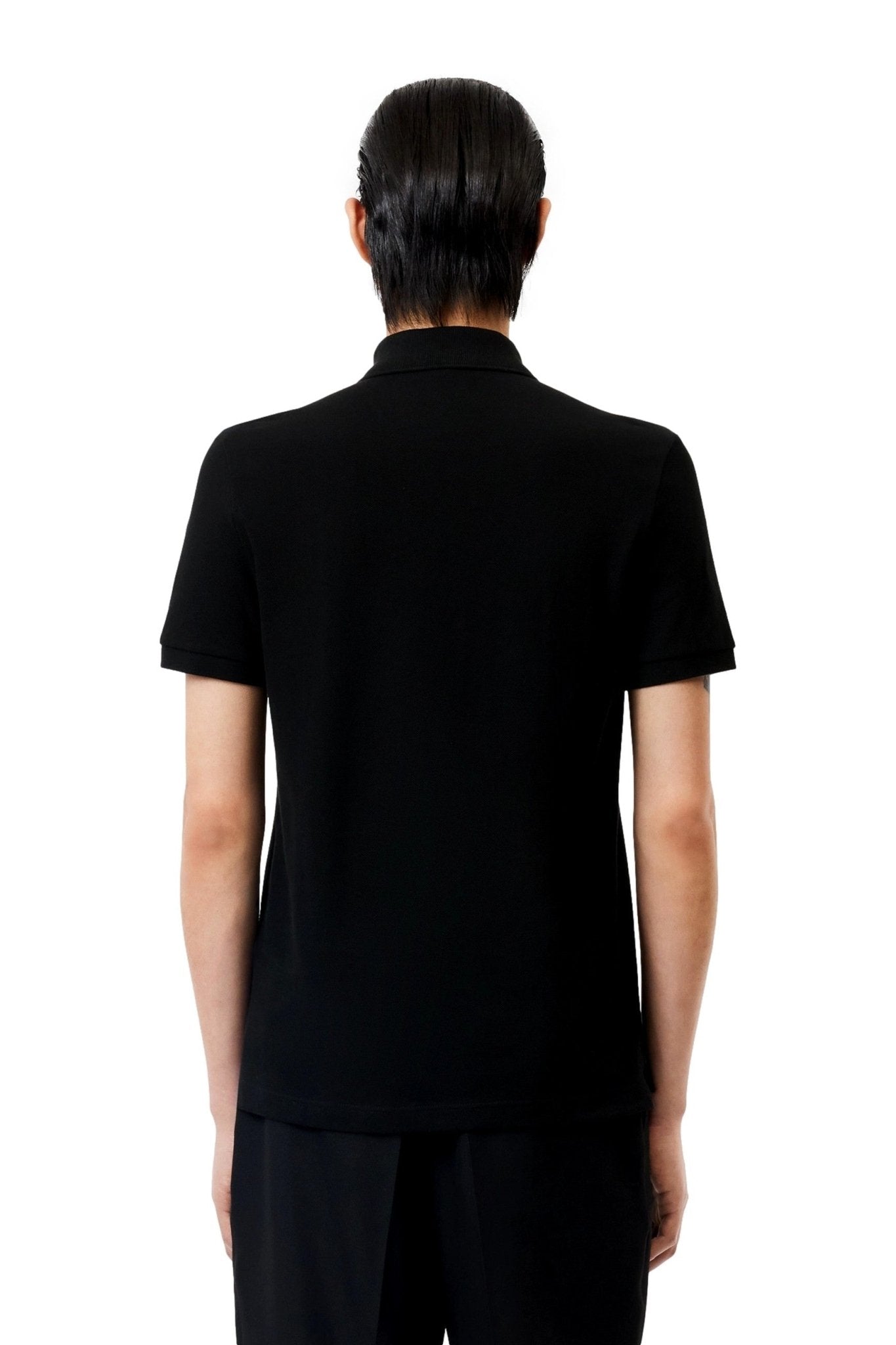 POLO LACOSTE NEGRO SLIM FIT POLO SHIRT - AREA ZERO