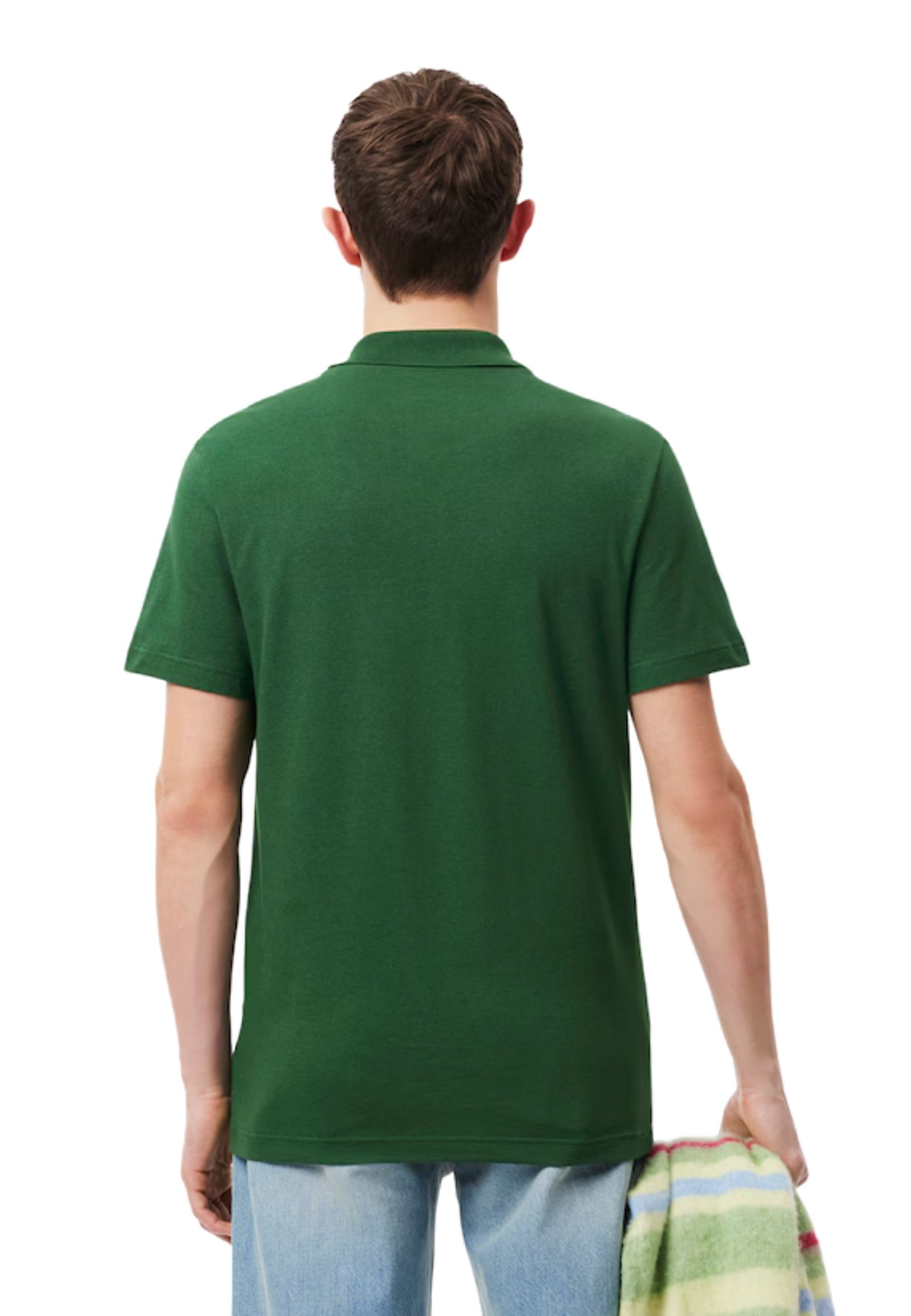 POLO LACOSTE VERDE REGULAR SHIRT