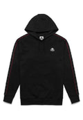 SUDADERA KAPPA NEGRA MADISON BLACK/RED FLEECE HOODIE