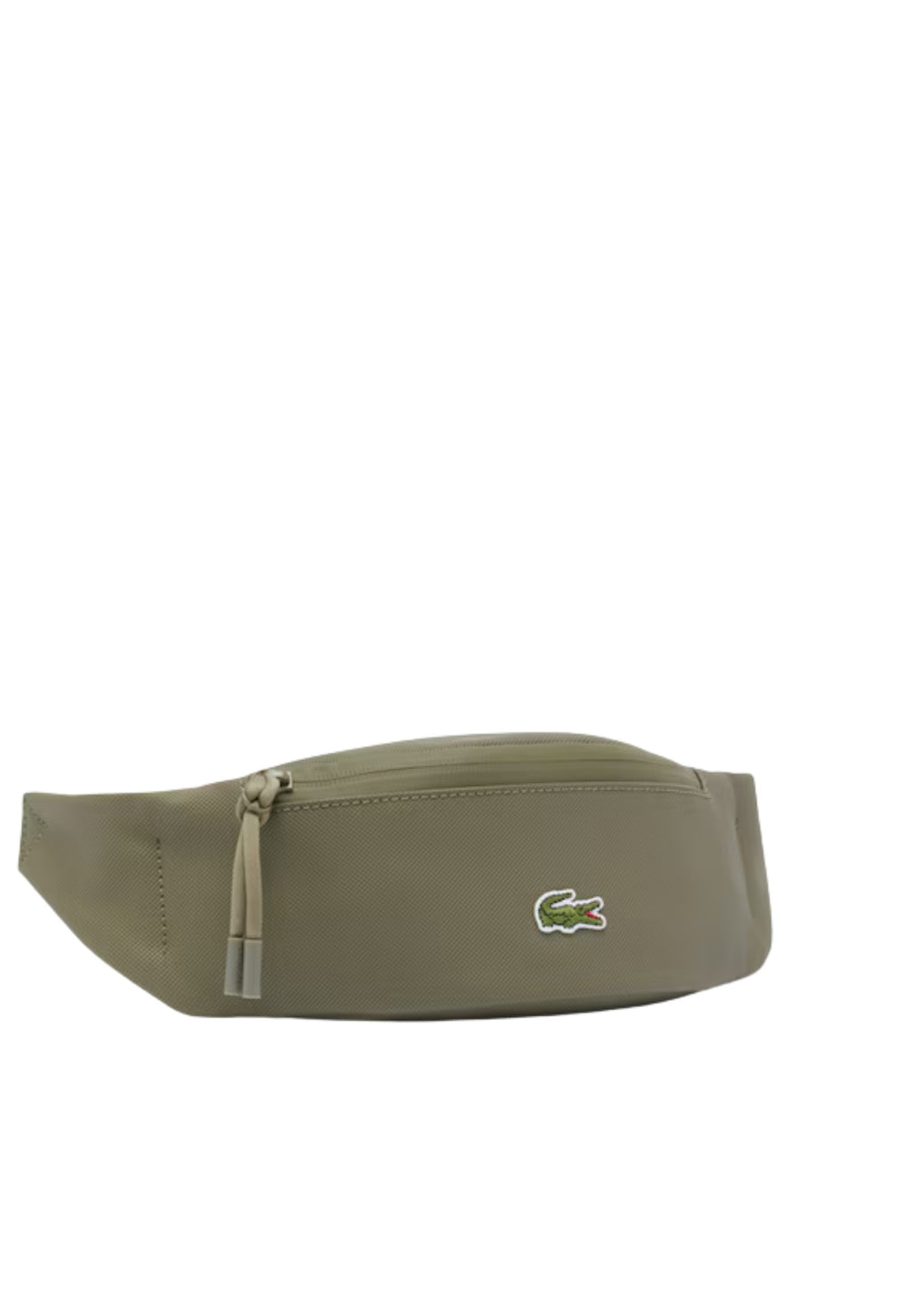 RIÑONERA LACOSTE VERDE SMALL FRONT CROCO WAISTBAG