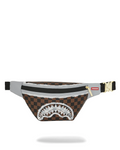 RIÑONERA SPRAYGROUND MARRON CREAM BROWN TEAR CHACK SAVVY CROSSBODY