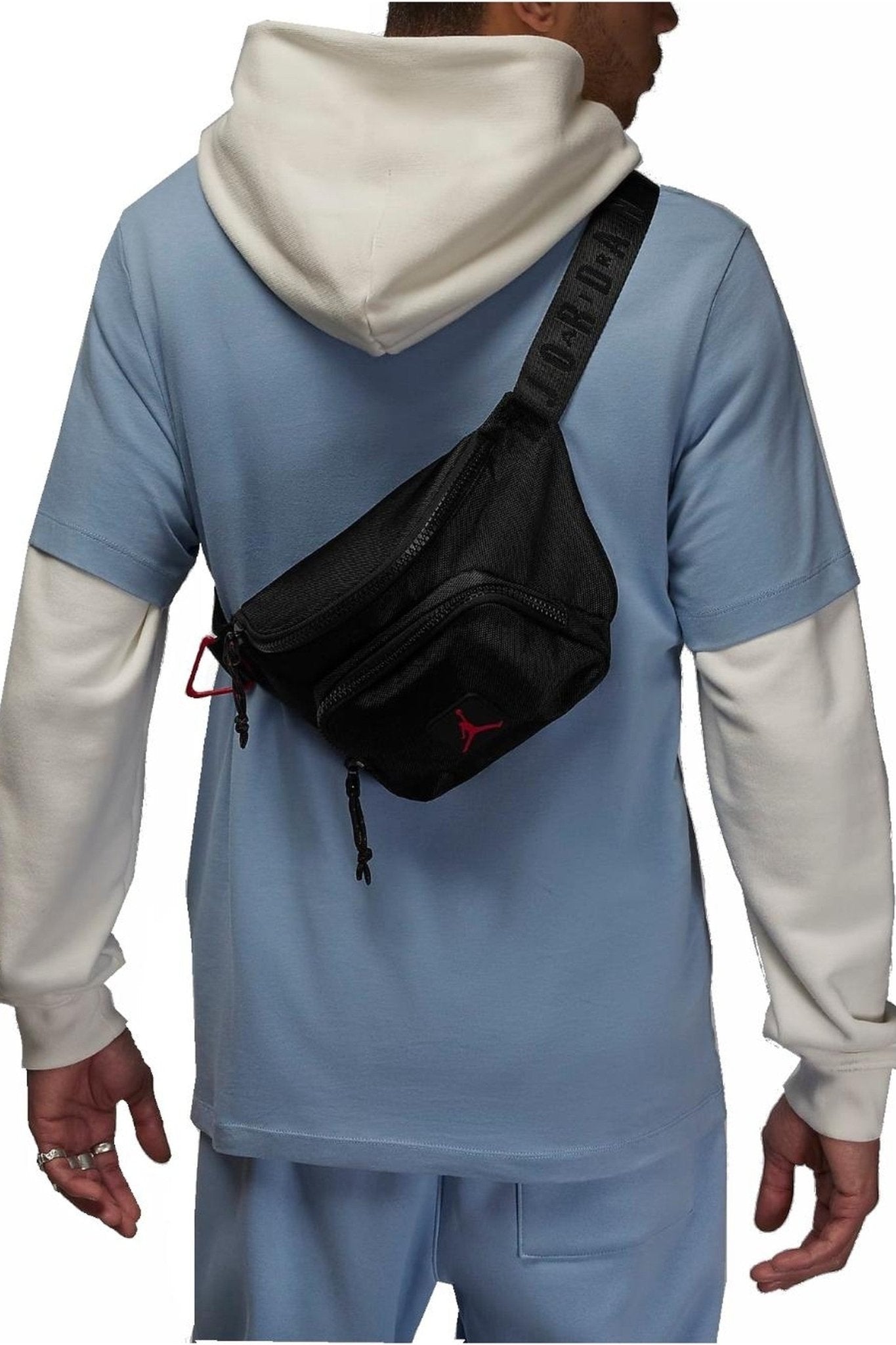 RIÑONERA JORDAN NEGRA RISE CROSS BODY BAG - AREA ZERO