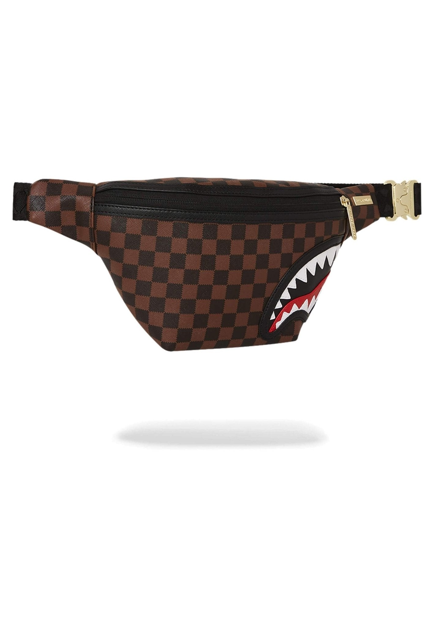 RIÑONERA SPRAYGROUND MARRON SAWTOOTH SHARKS IN PARIS SAVVY CROSSBODY - AREA ZERO