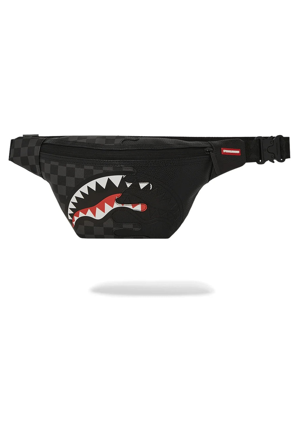 RIÑONERA SPRAYGROUND NEGRA UNFINISHED SHARK CROSSBODY