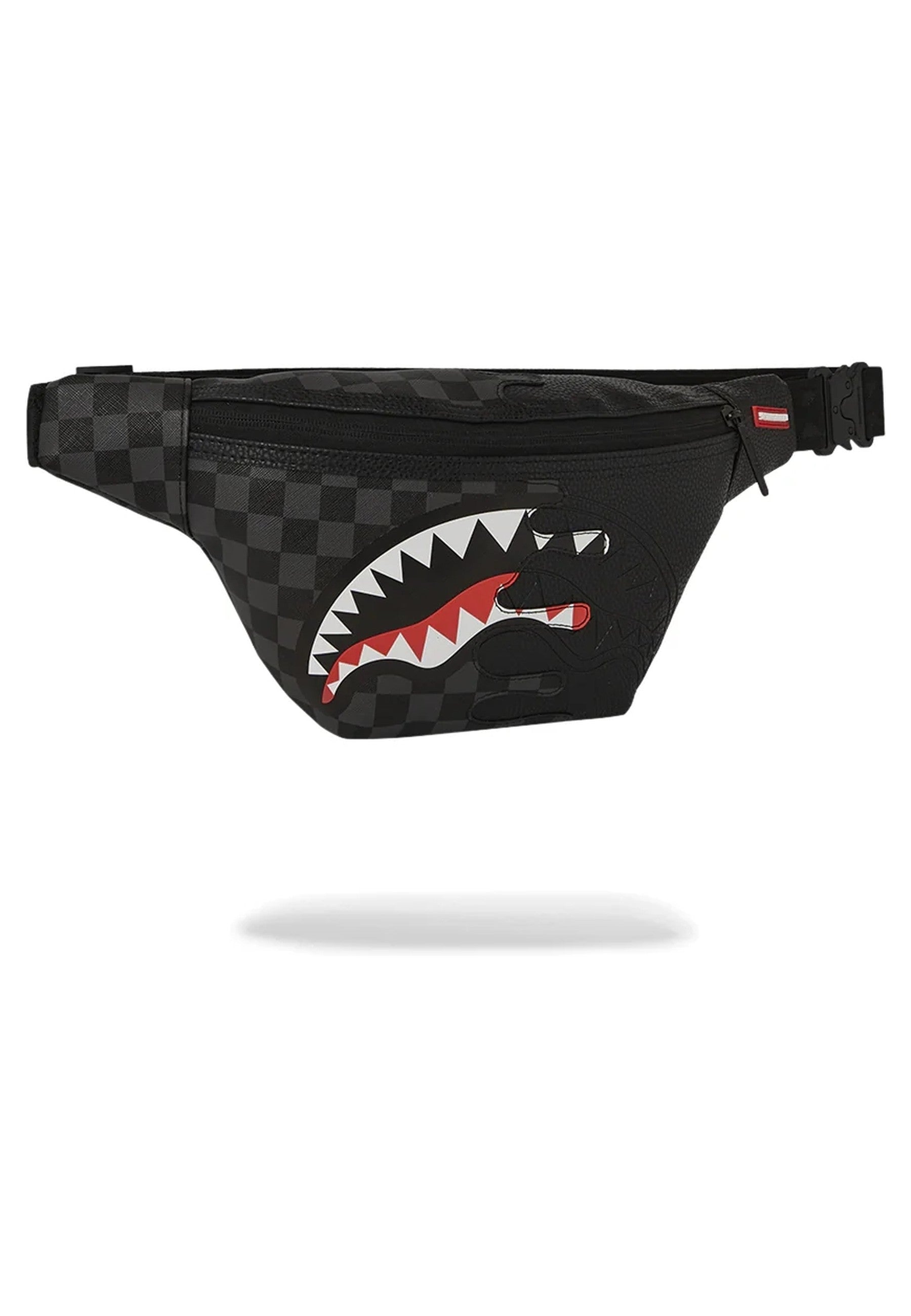 RIÑONERA SPRAYGROUND NEGRA UNFINISHED SHARK CROSSBODY
