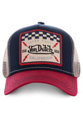 GORRA VON DUTCH MARINO/ROJA TRUCKER VISERA CURVA