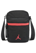 BOLSO JORDAN NEGRO/ROJO CONTRAST NEON AIRBORNE FESTIVAL BAG