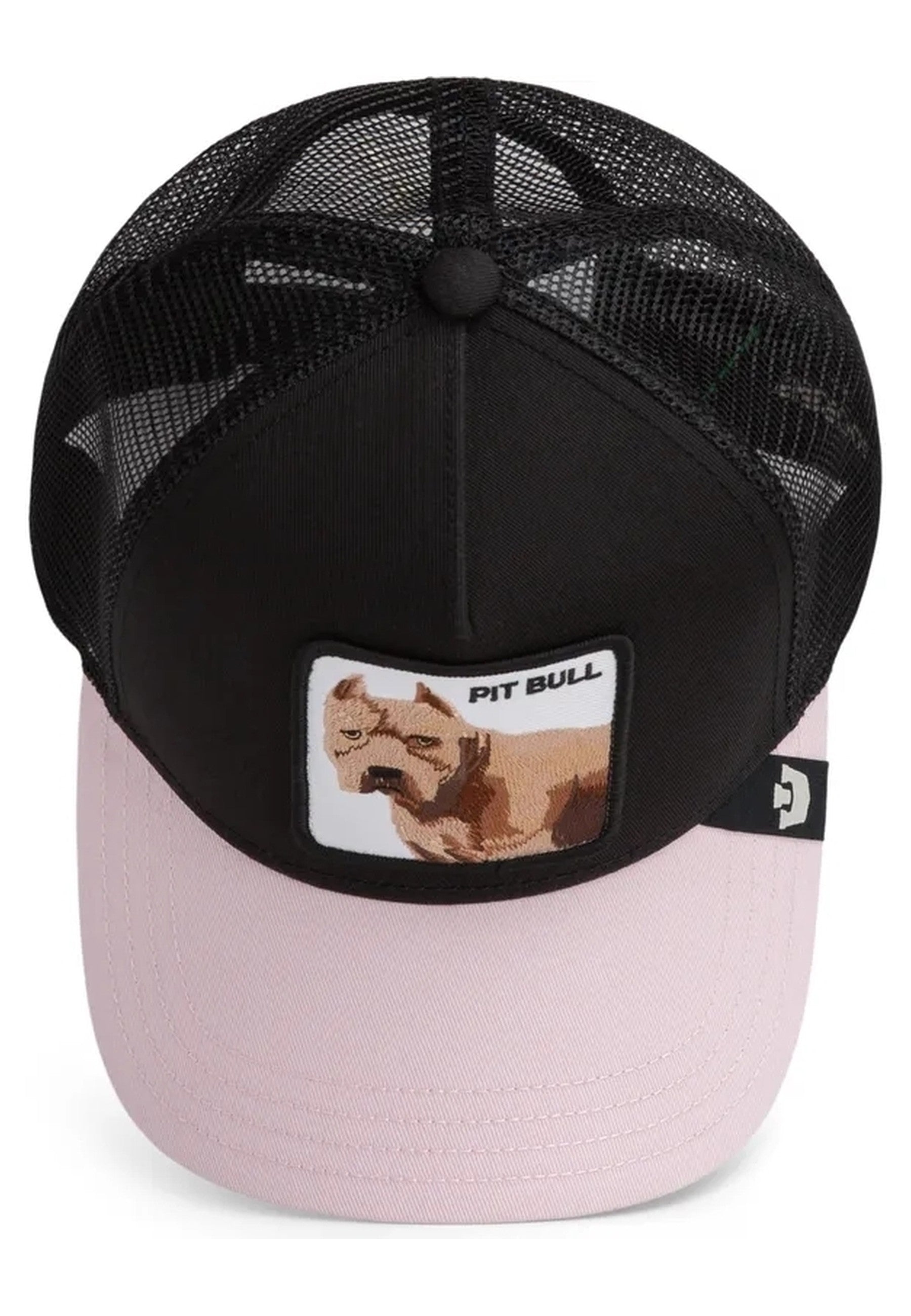 GORRA GOORIN BROS NEGRA/ROSA PITBULL TRUCKER CAP