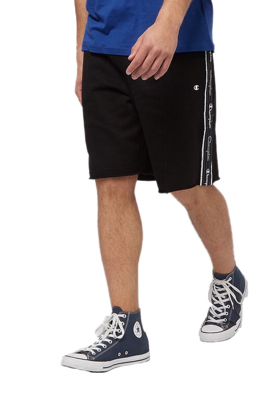 SHORT CHAMPION MARINO FRANJAS LATERALES LOGOS - AREA ZERO