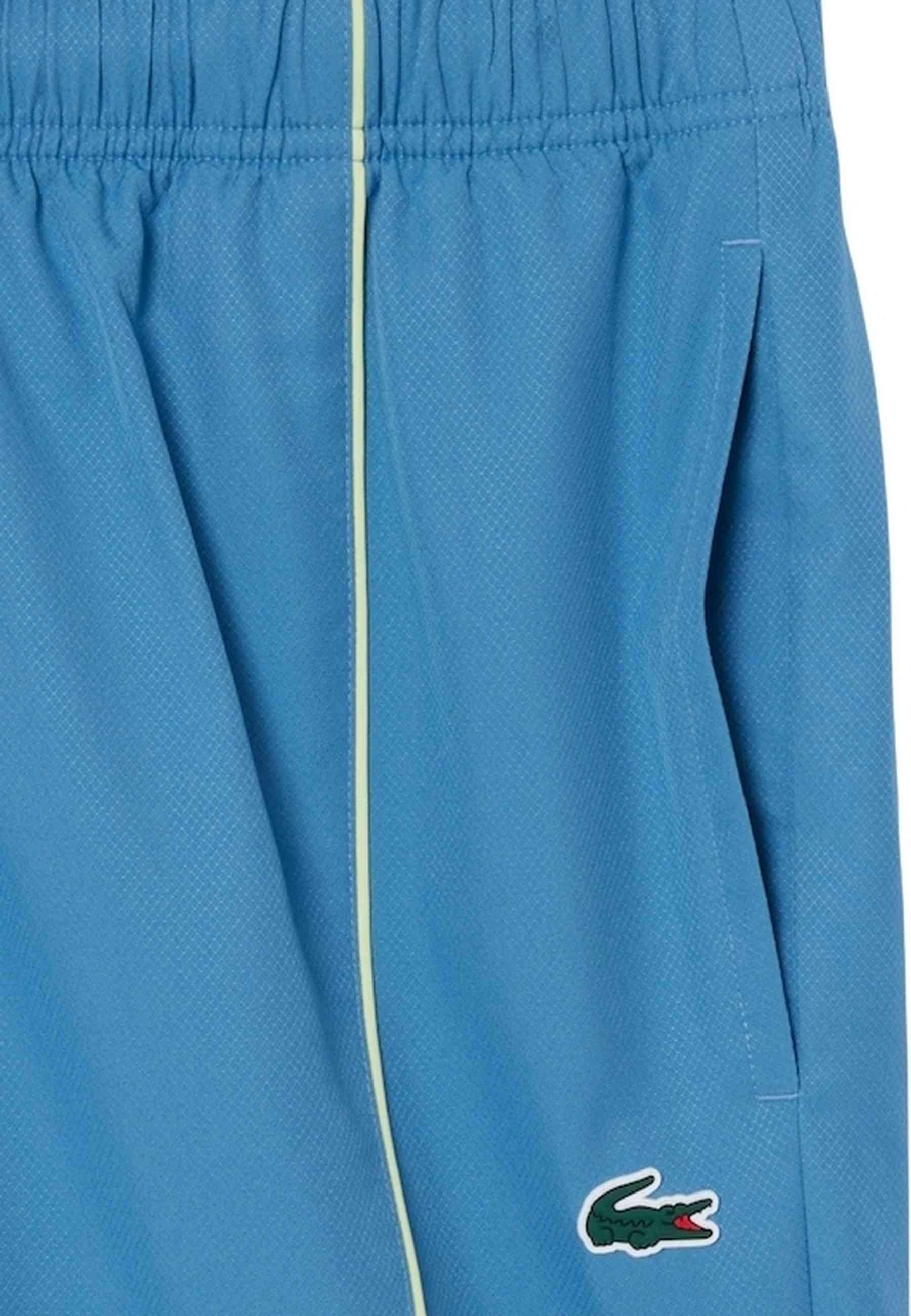 SHORT LACOSTE AZUL DIAMOND TAFETA RIBETED SHORT