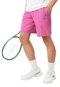 SHORT LACOSTE FUXIA DIAMOND TAFETA RIBETED SHORT