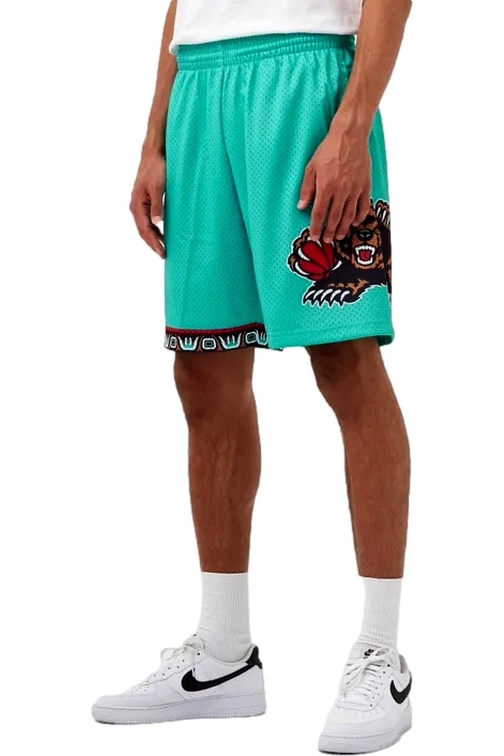 SHORT MICHELL & NESS VERDE VANCOUVER GRIZZLES SWINGMAN MESH