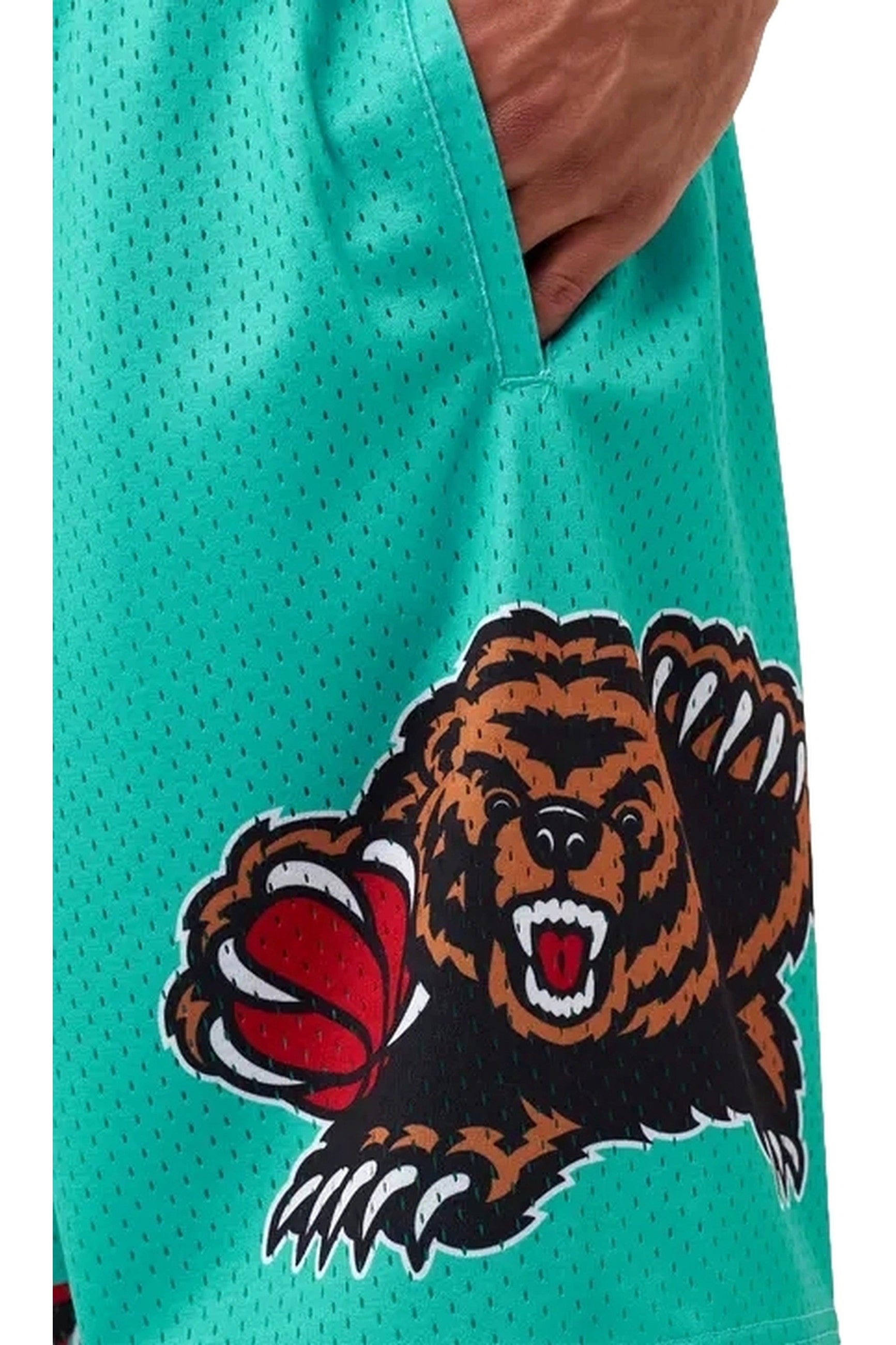 SHORT MICHELL & NESS VERDE VANCOUVER GRIZZLES SWINGMAN MESH