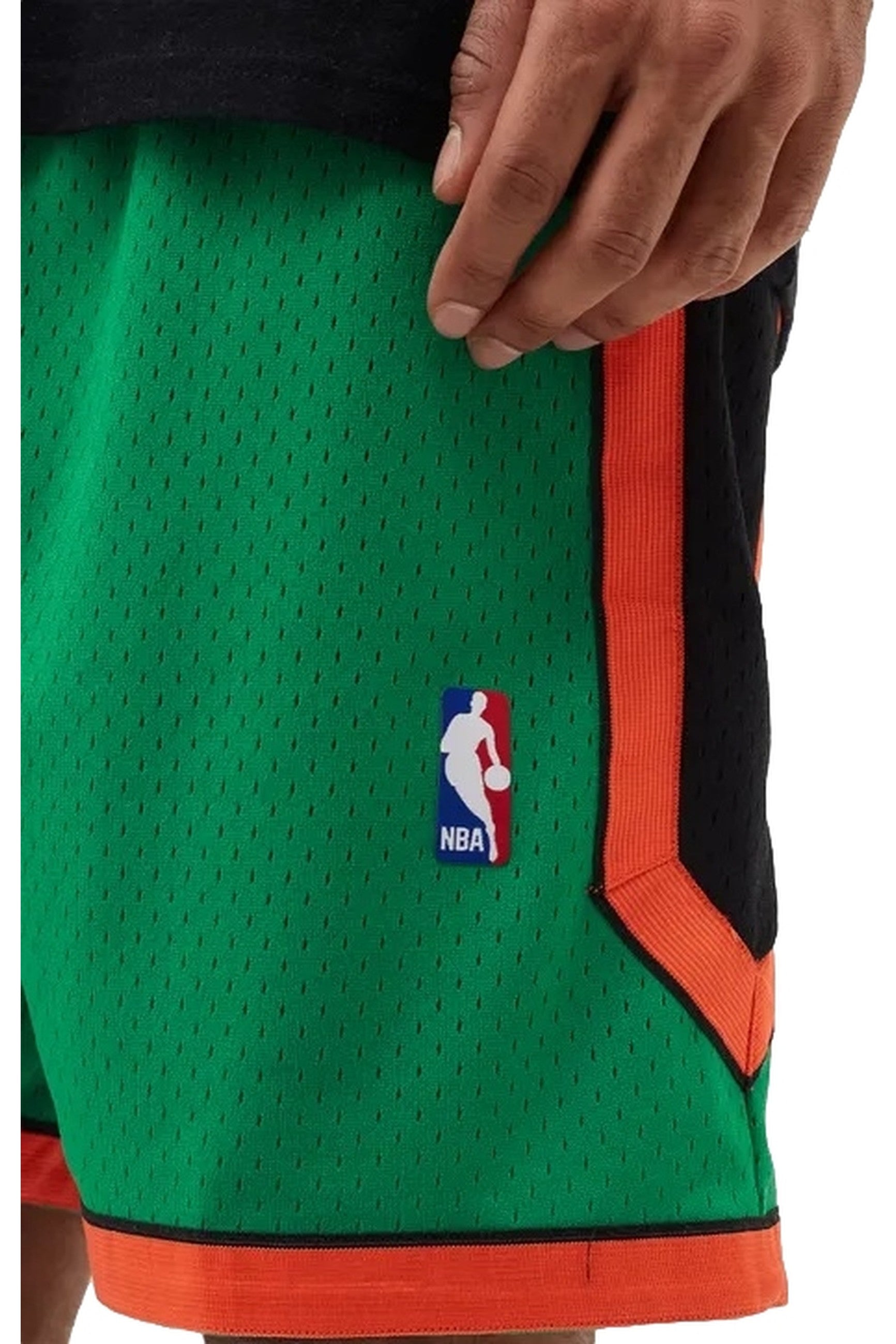 SHORT MITCHELL & NESS VERDE NEW YORK KNICKS SWINGMAN