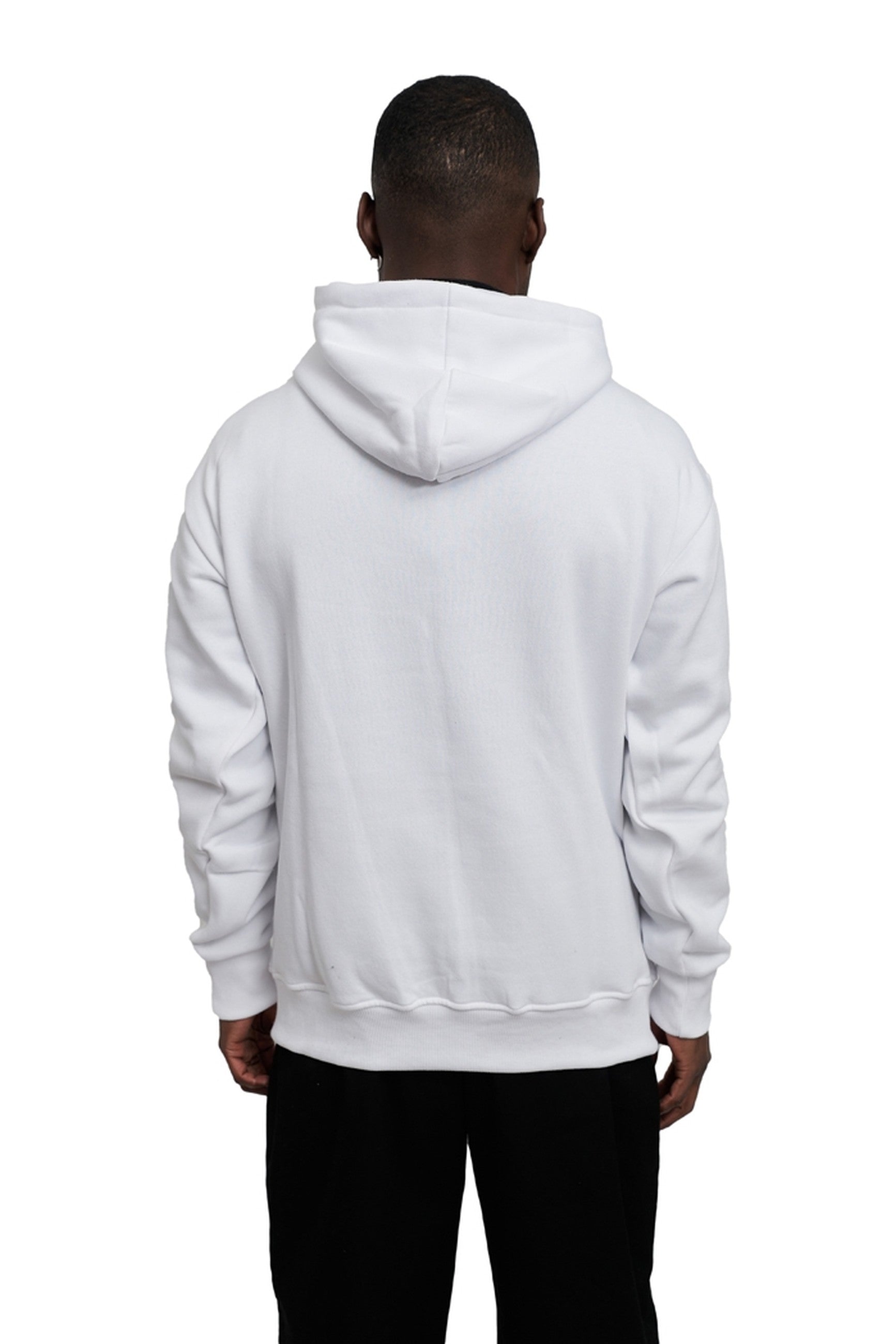 SUDADERA AREA ZERO BLANCA/ROJA CHICAGO SNEAKERS GOLDEN FACE HOODIE