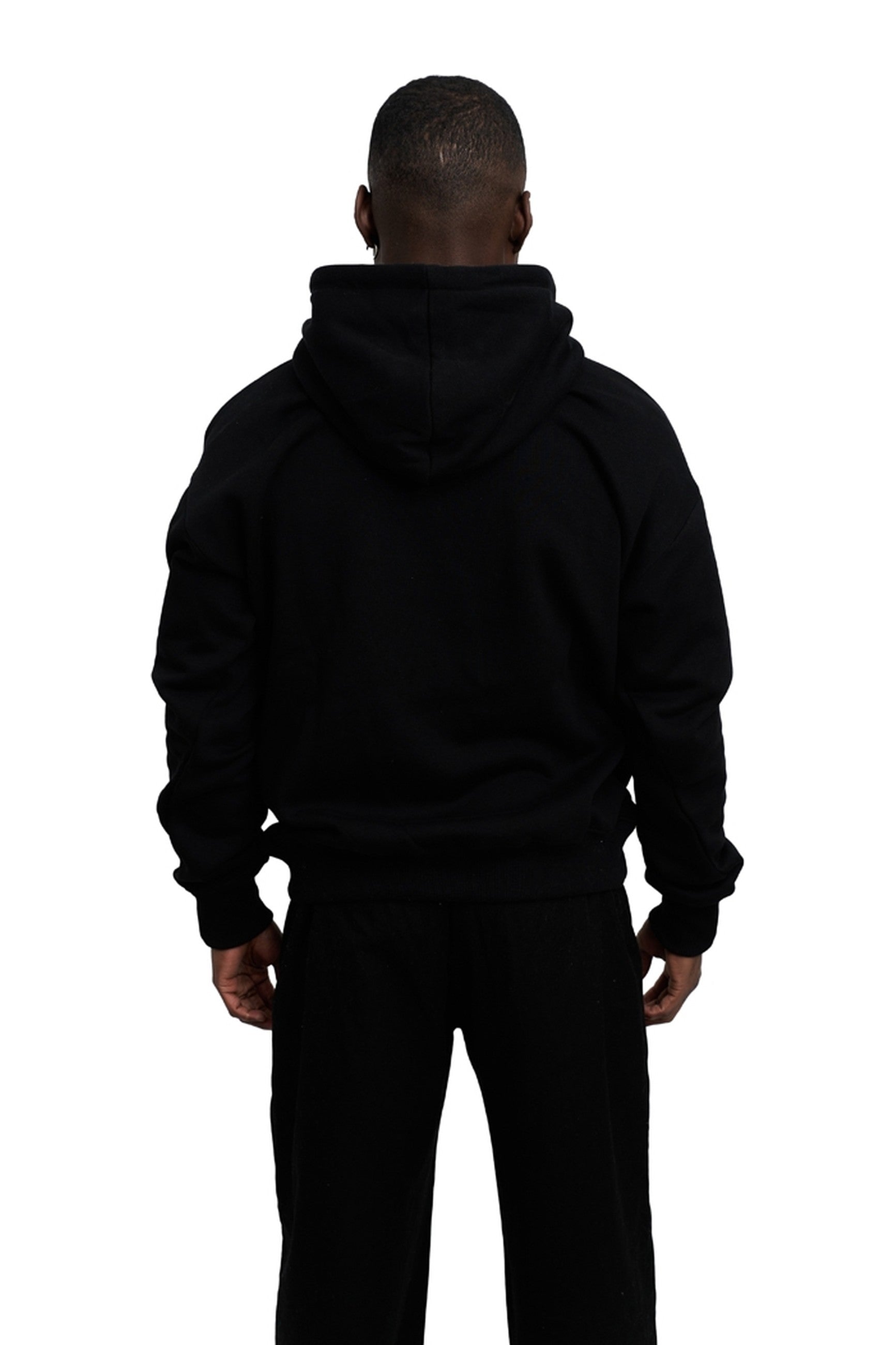 SUDADERA AREA ZERO NEGRA/ORO CHICAGO SNEAKERS GOLDEN FACE HOODIE