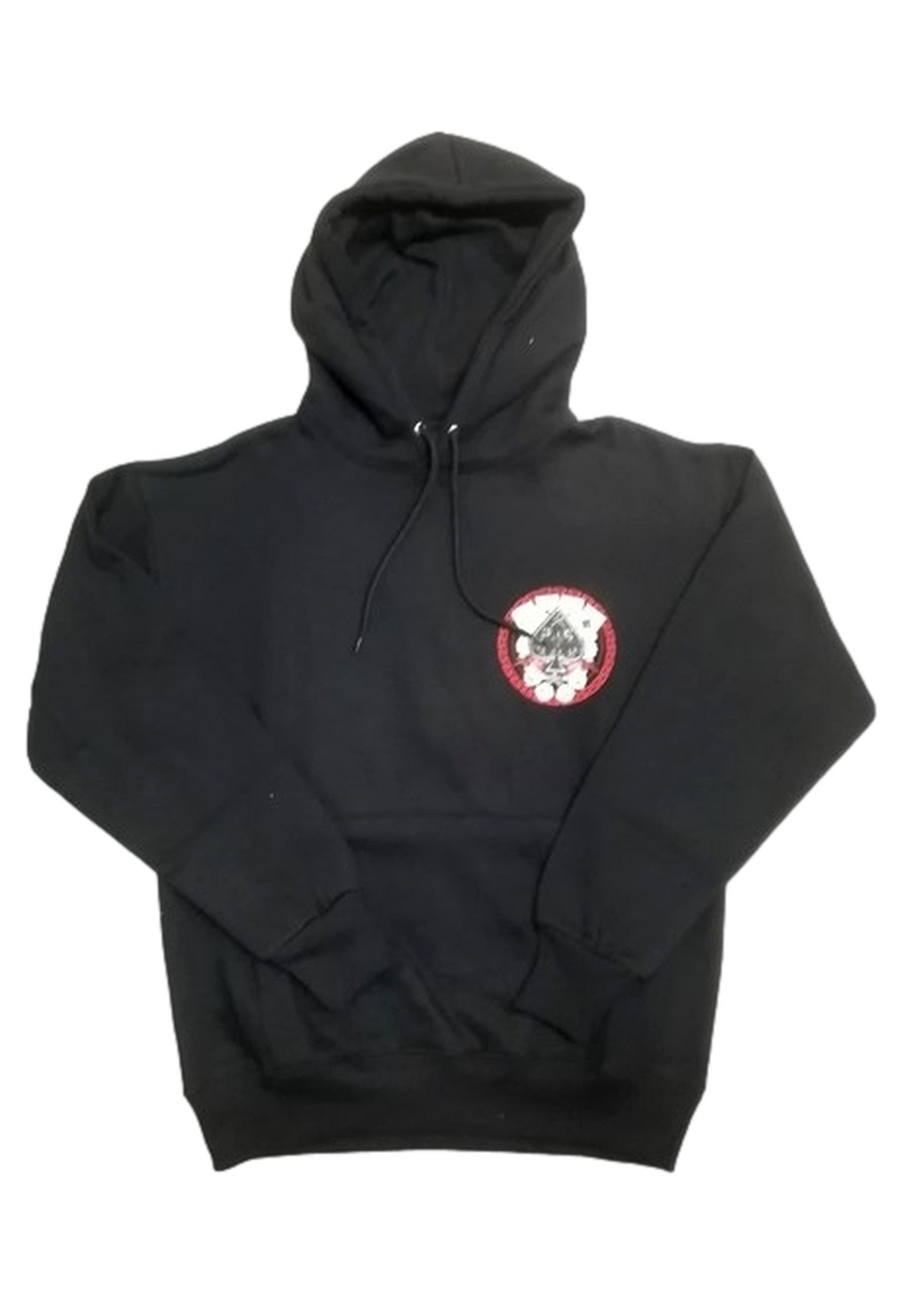 SUDADERA NEGRA POKER HOODIE