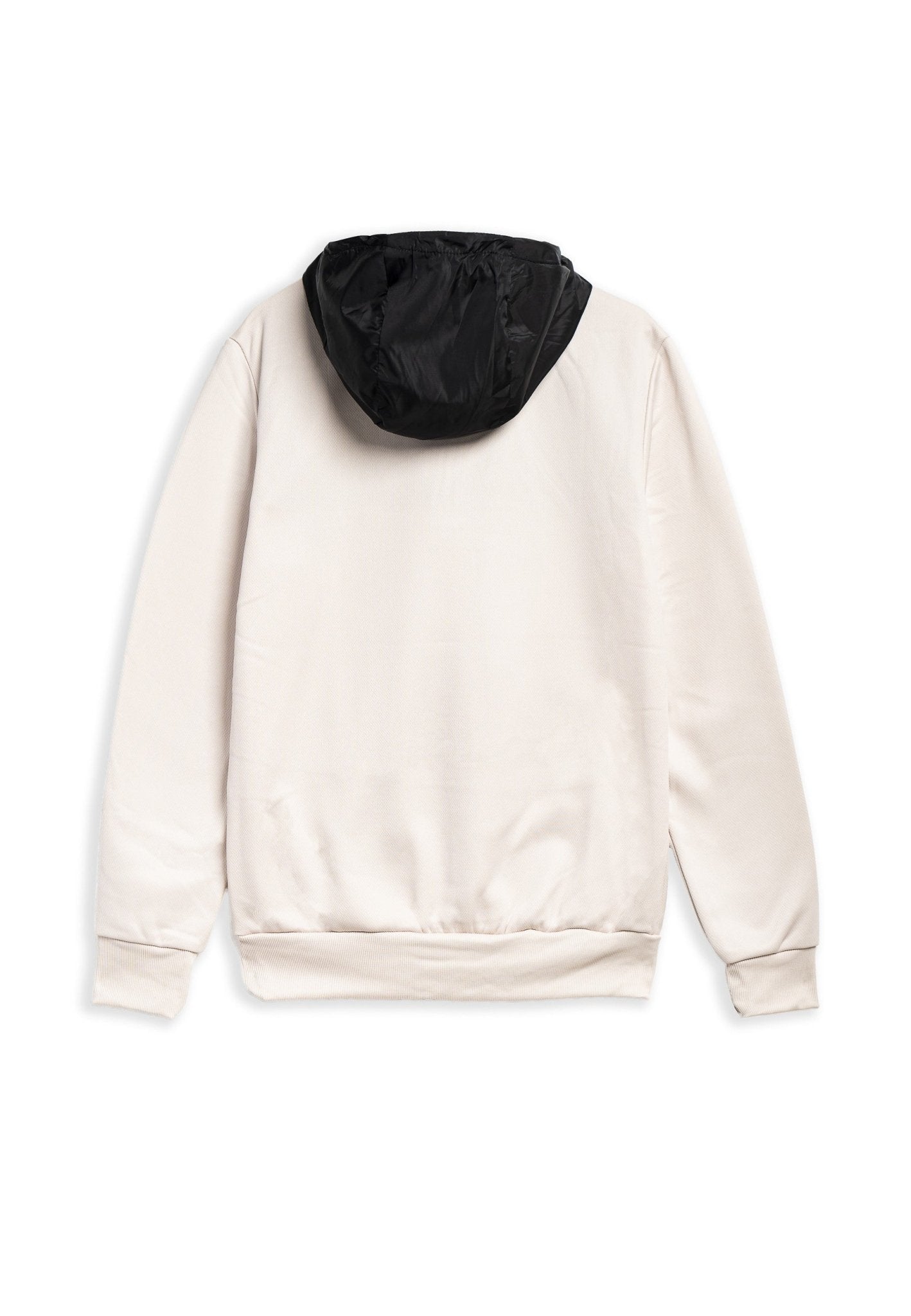 SUDADERA BEIGE FRONT POCKET HOODIE - AREA ZERO