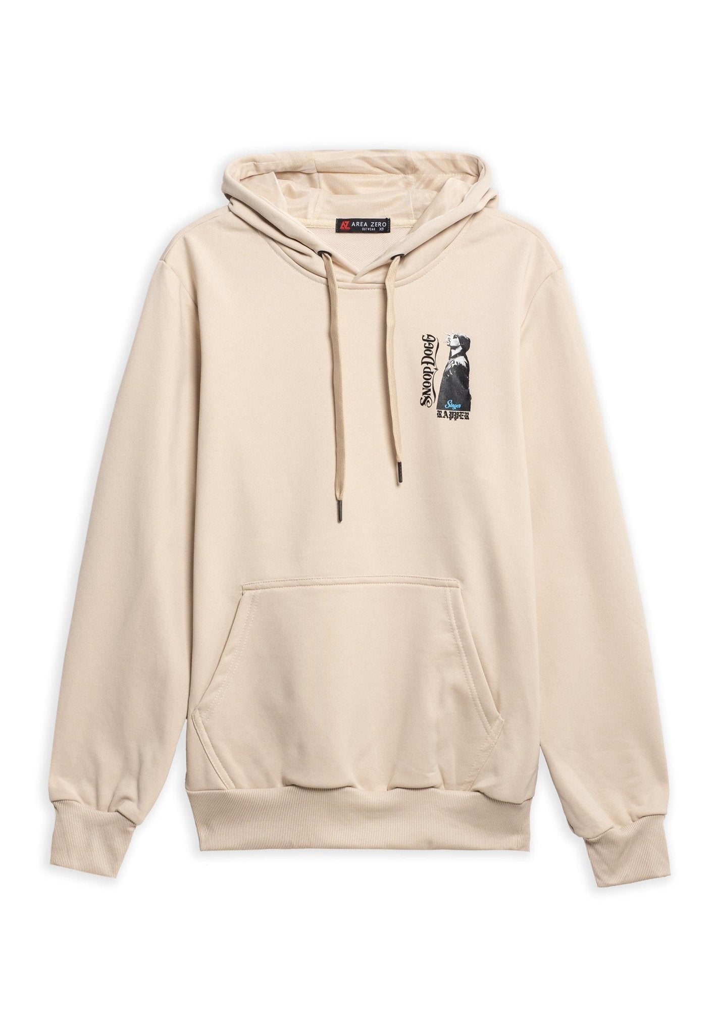 SUDADERA BEIGE SNOOP DOG RAPPER HOODIE - AREA ZERO