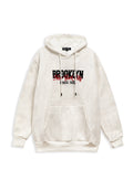 SUDADERA BLANCA BROOKLIN HOODIE