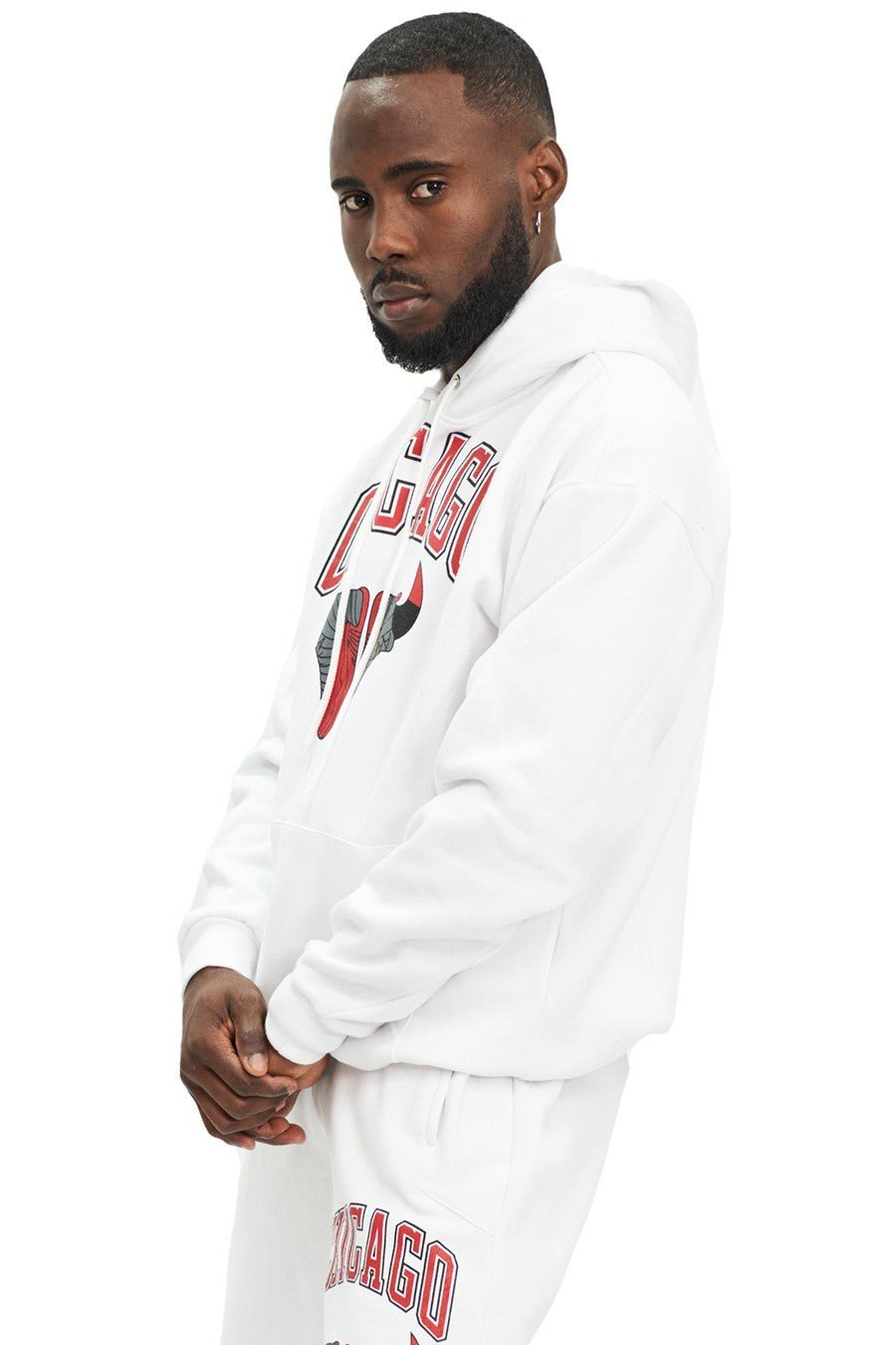SUDADERA BLANCA CHICAGO SNEAKERS HOODIE - AREA ZERO
