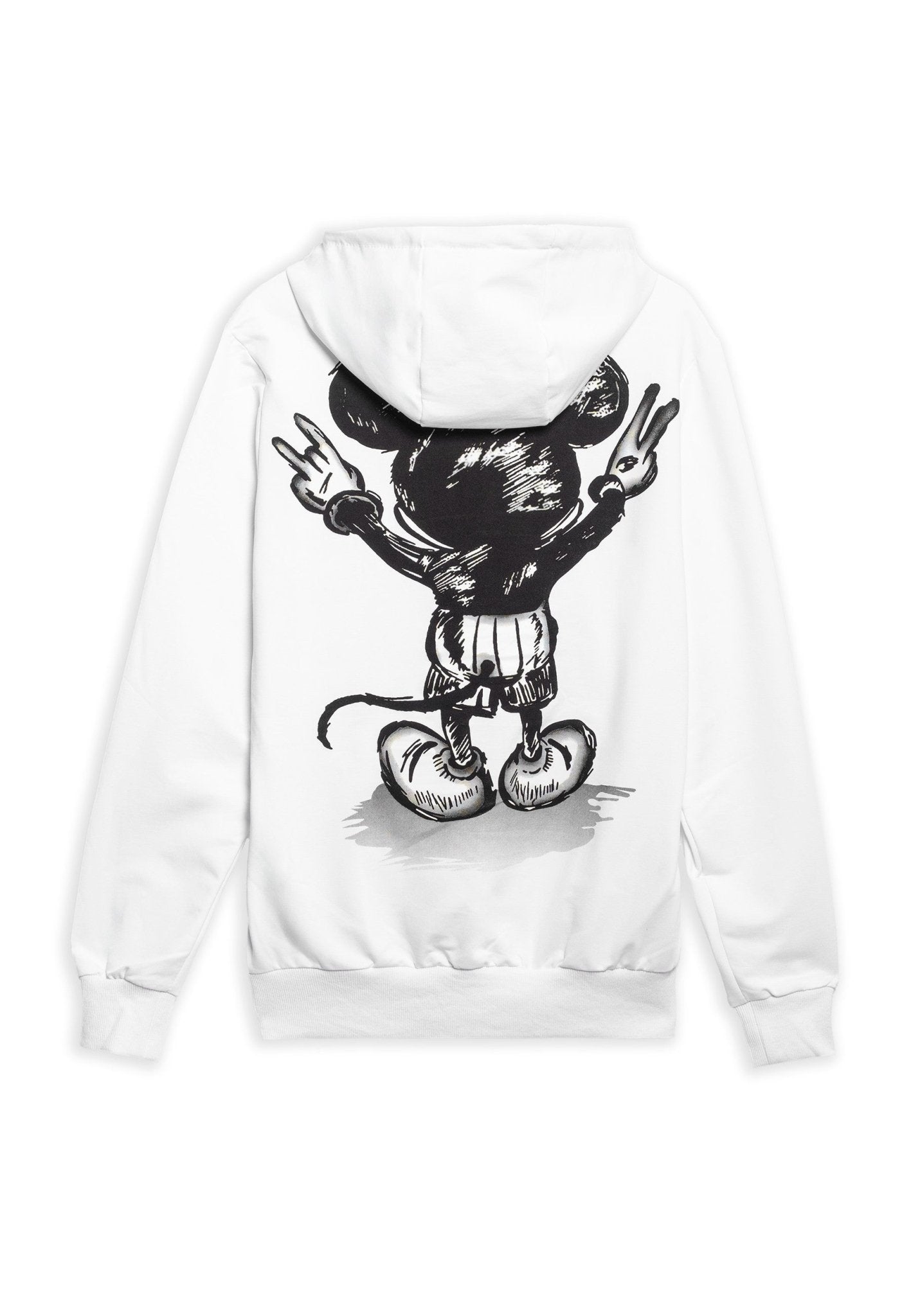 SUDADERA BLANCA VICTORY MOUSE HOODIE - AREA ZERO