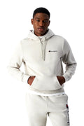 SUDADERA CHAMPION BEIGE SMALL EMBROIDERED LOGO HOODED SWEATSHIRT