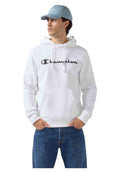 SUDADERA CHAMPION BLANCA BIG PRINTED LOGO HOODIE