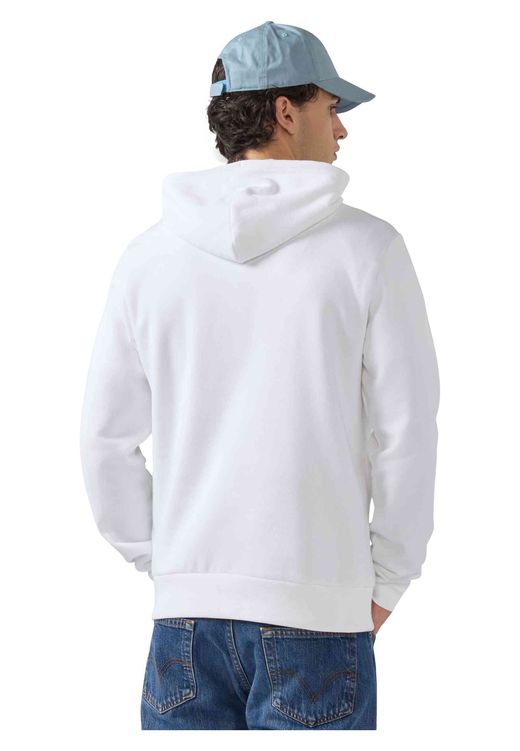 SUDADERA CHAMPION BLANCA BIG PRINTED LOGO HOODIE