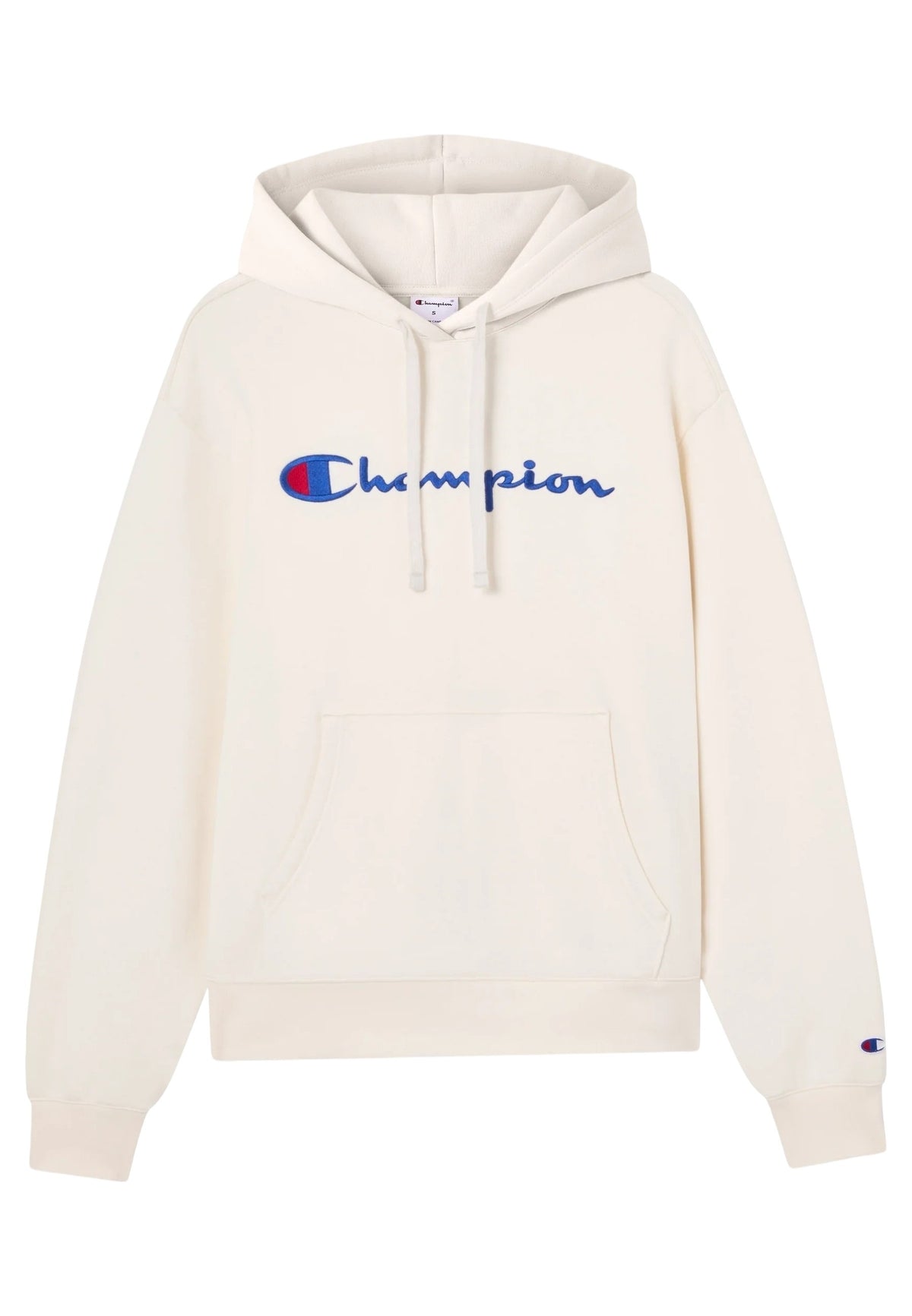 SUDADERA CHAMPION BLANCA EMBROIDERED LOGO HOODIE