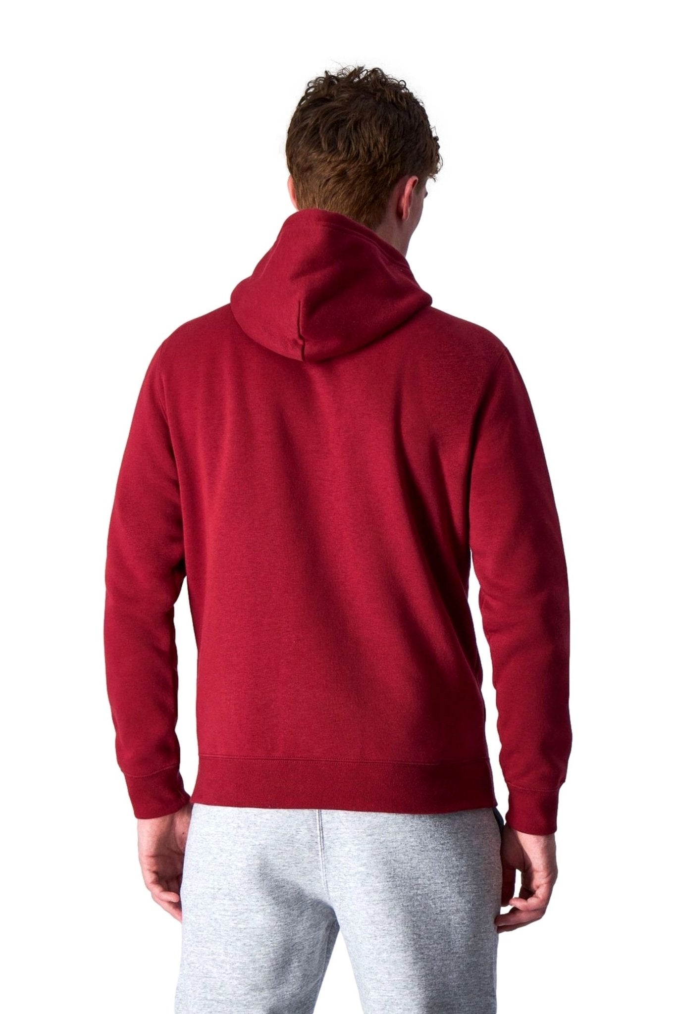 SUDADERA CHAMPION GRANATE EMBROIDERED SCRIPT LOGO HOODIE - AREA ZERO