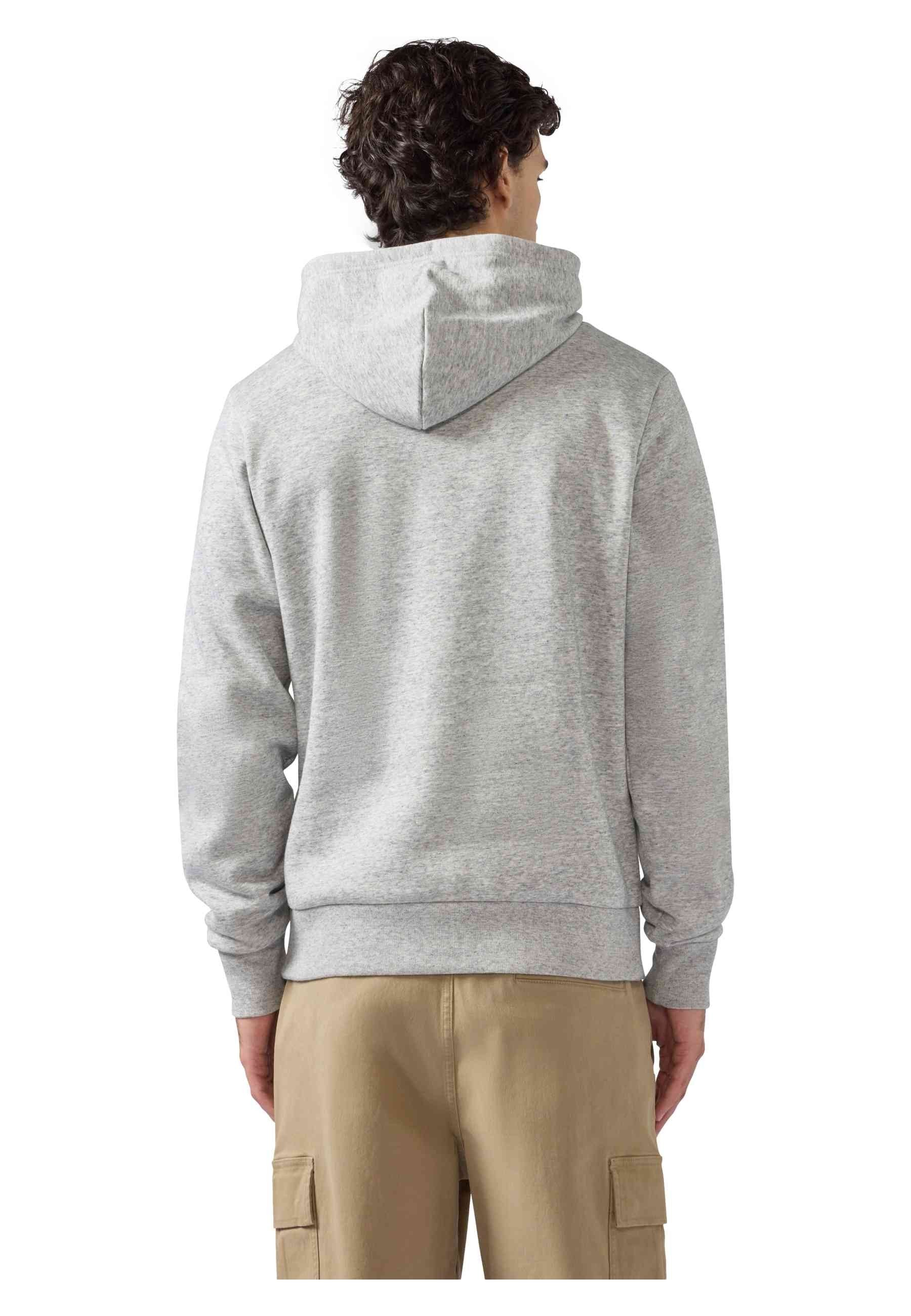 SUDADERA CHAMPION GRIS BIG PRINTED LOGO HOODIE